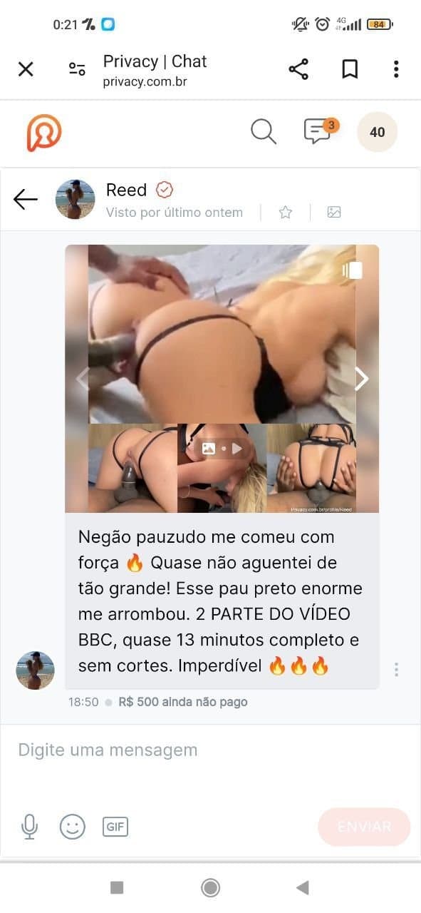 Reed com negão bbc entra no grupo de previa link na bio