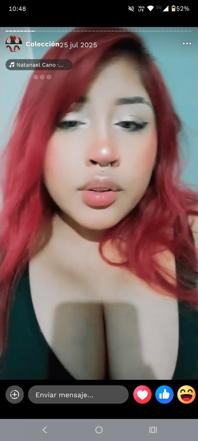 Morena caliente tetona