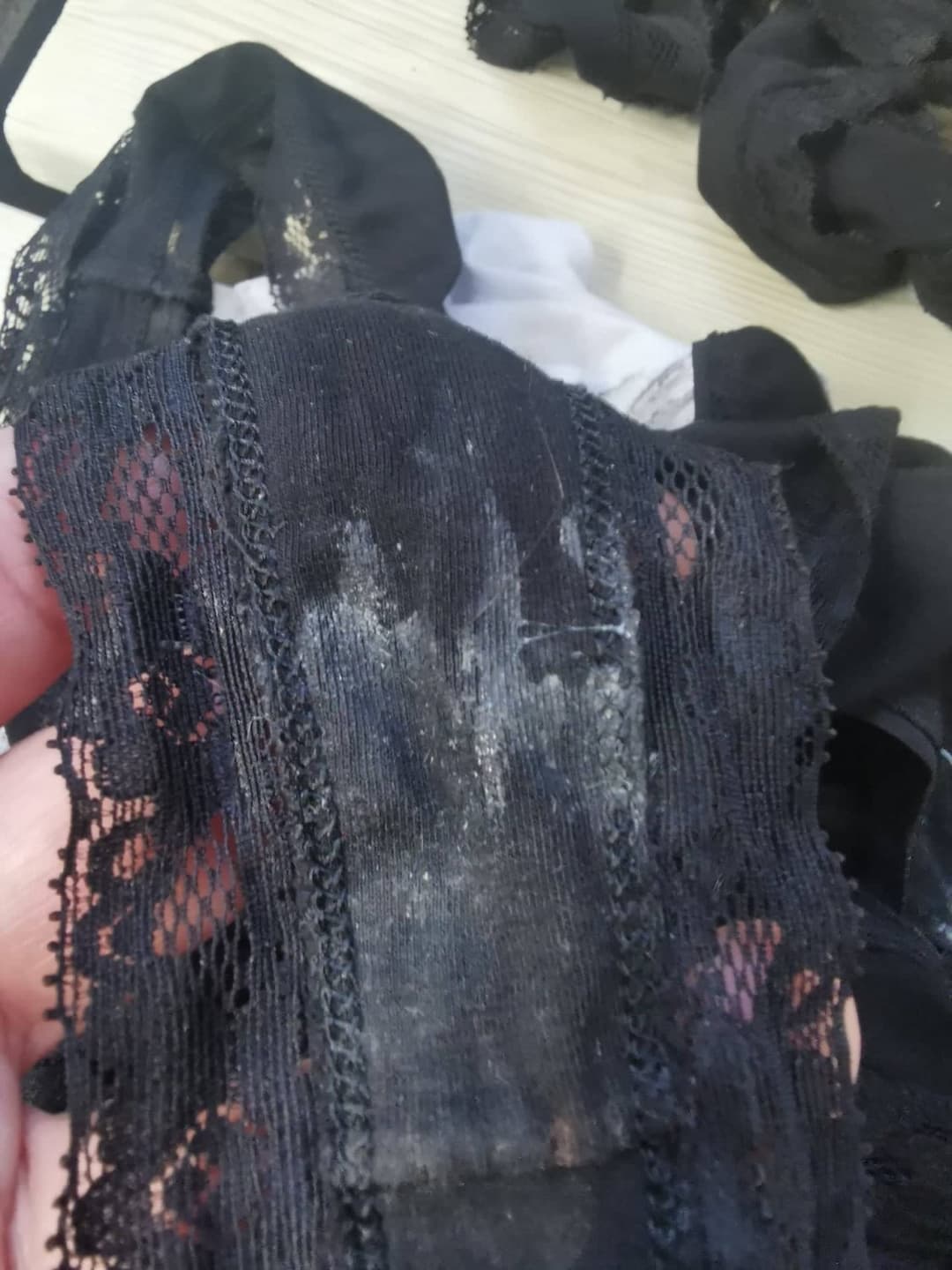 My lovely dear sister and her dirty  panties ??? if u want trib her and send me the results