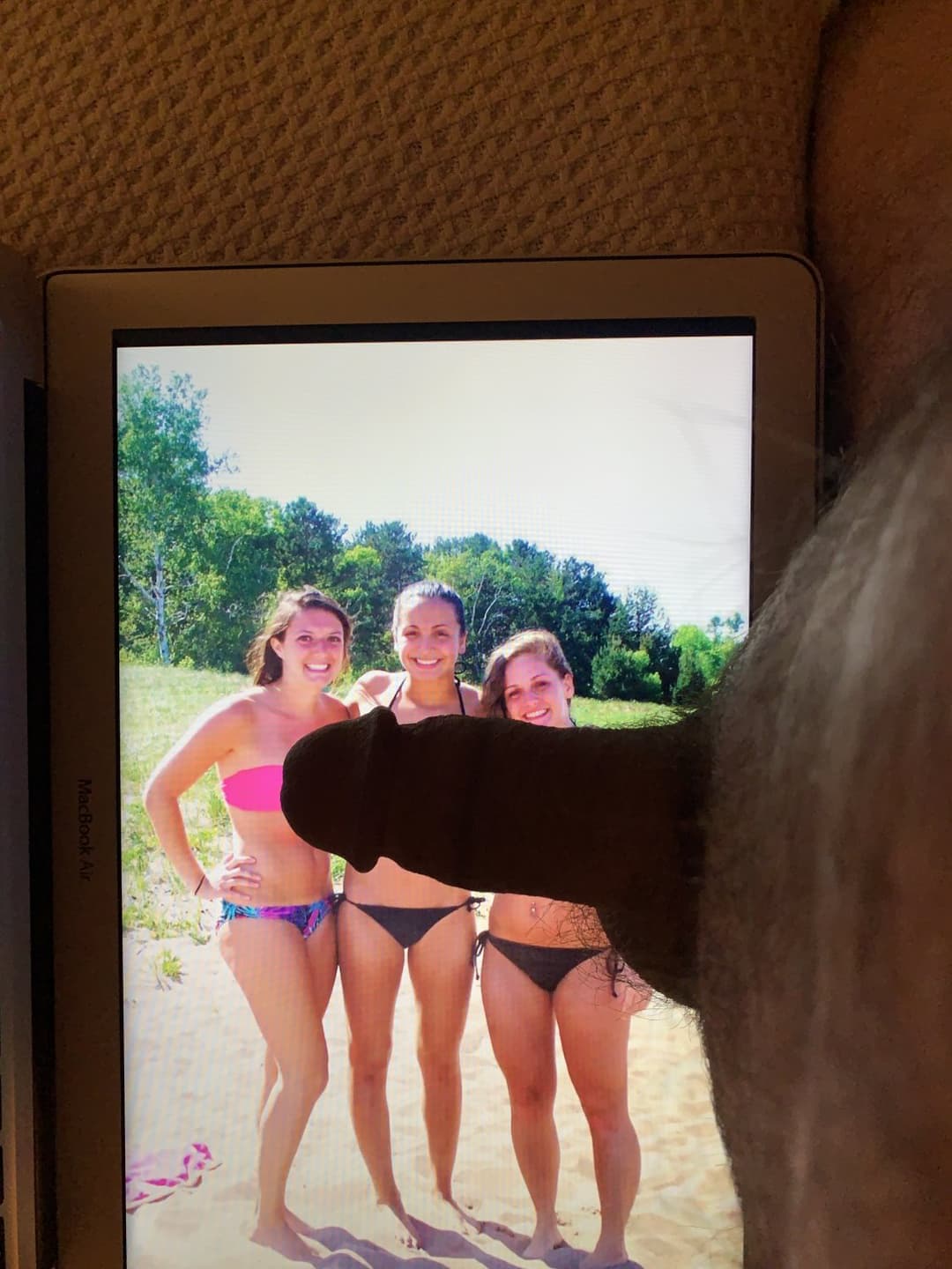 Cocking and Cumming Bikini Girls!