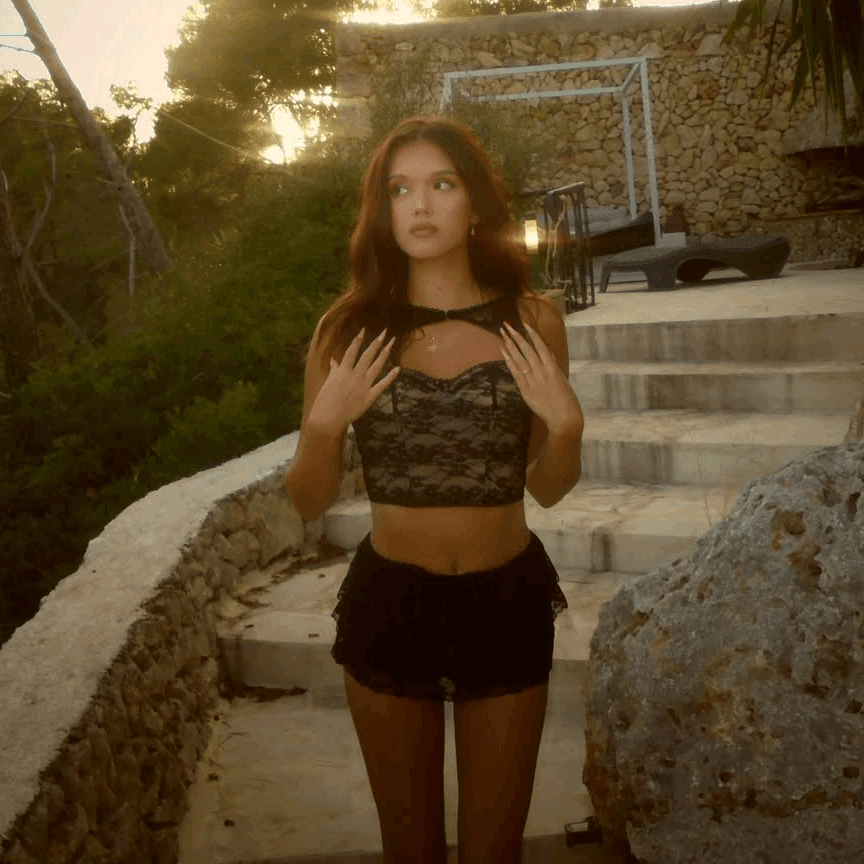 Sexy teen with long legs