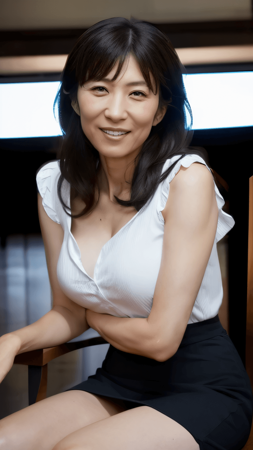 [Japanese beauty] Megumi 52 years old (AI eroticism)