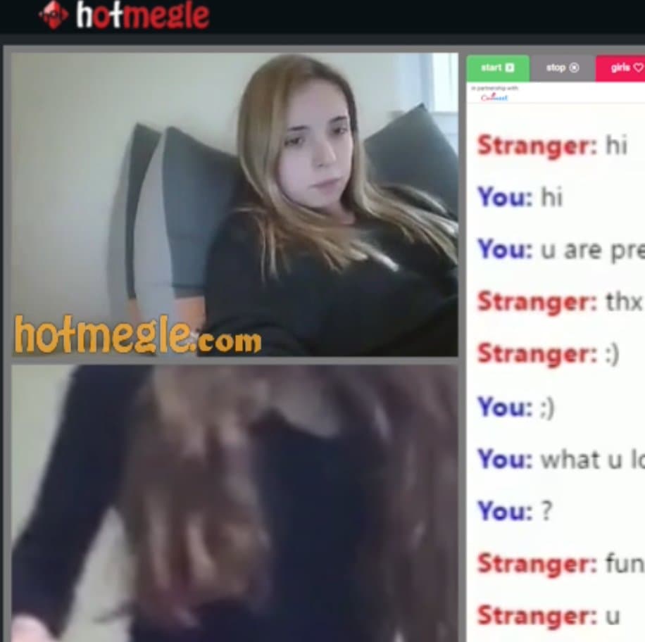 Two Hot Omegle girls enjoying in live sex chat