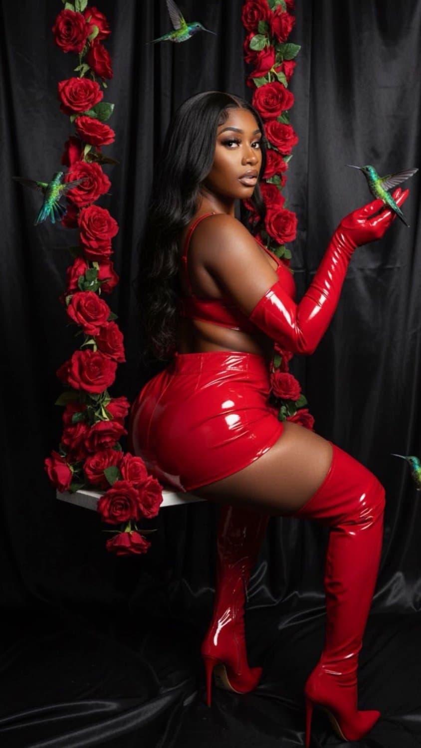Miami Florida ebony stripper Hennessy Lewis/ billiondollahenn sucking dick and getting backshots