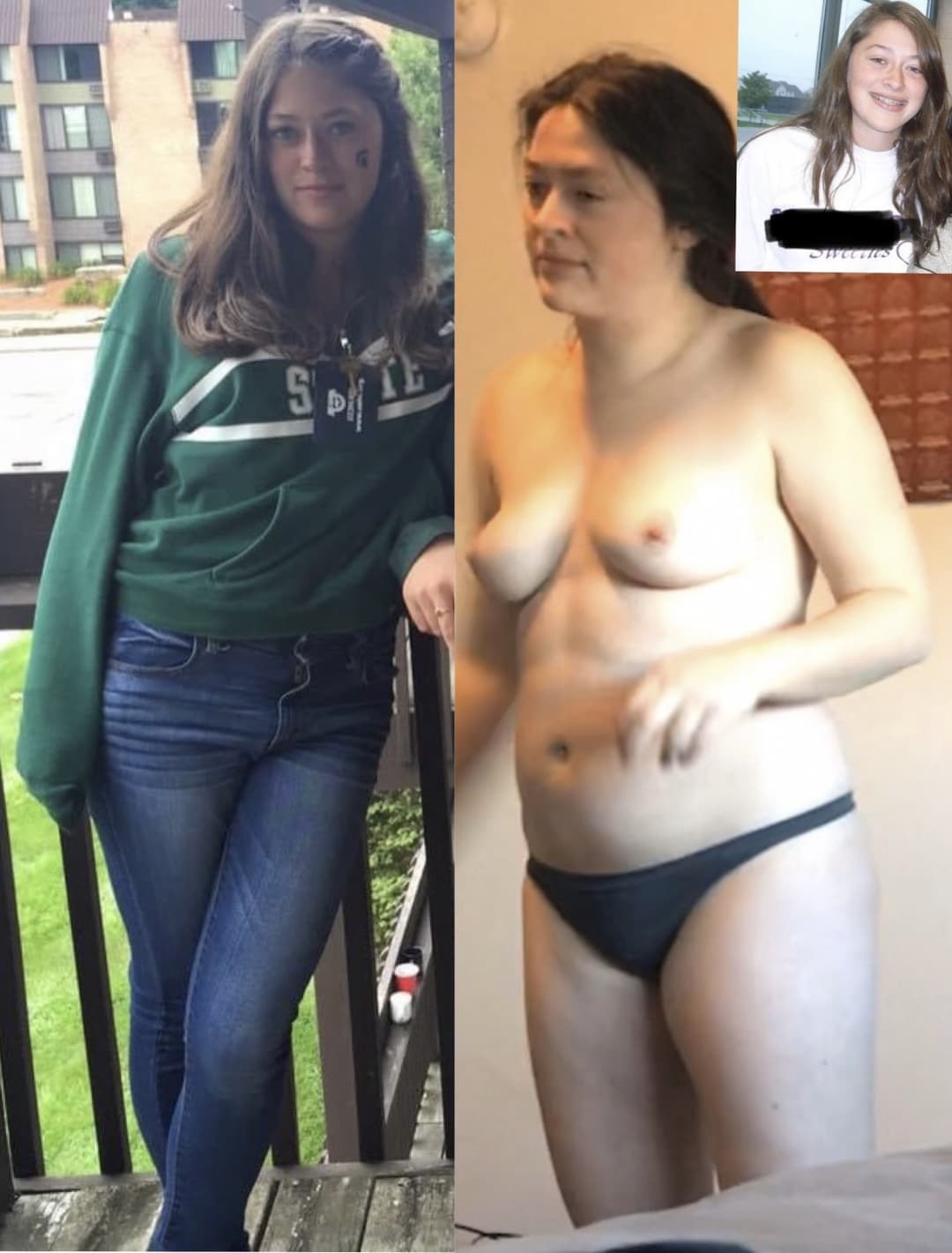 Nerdy frat house whore Kristen