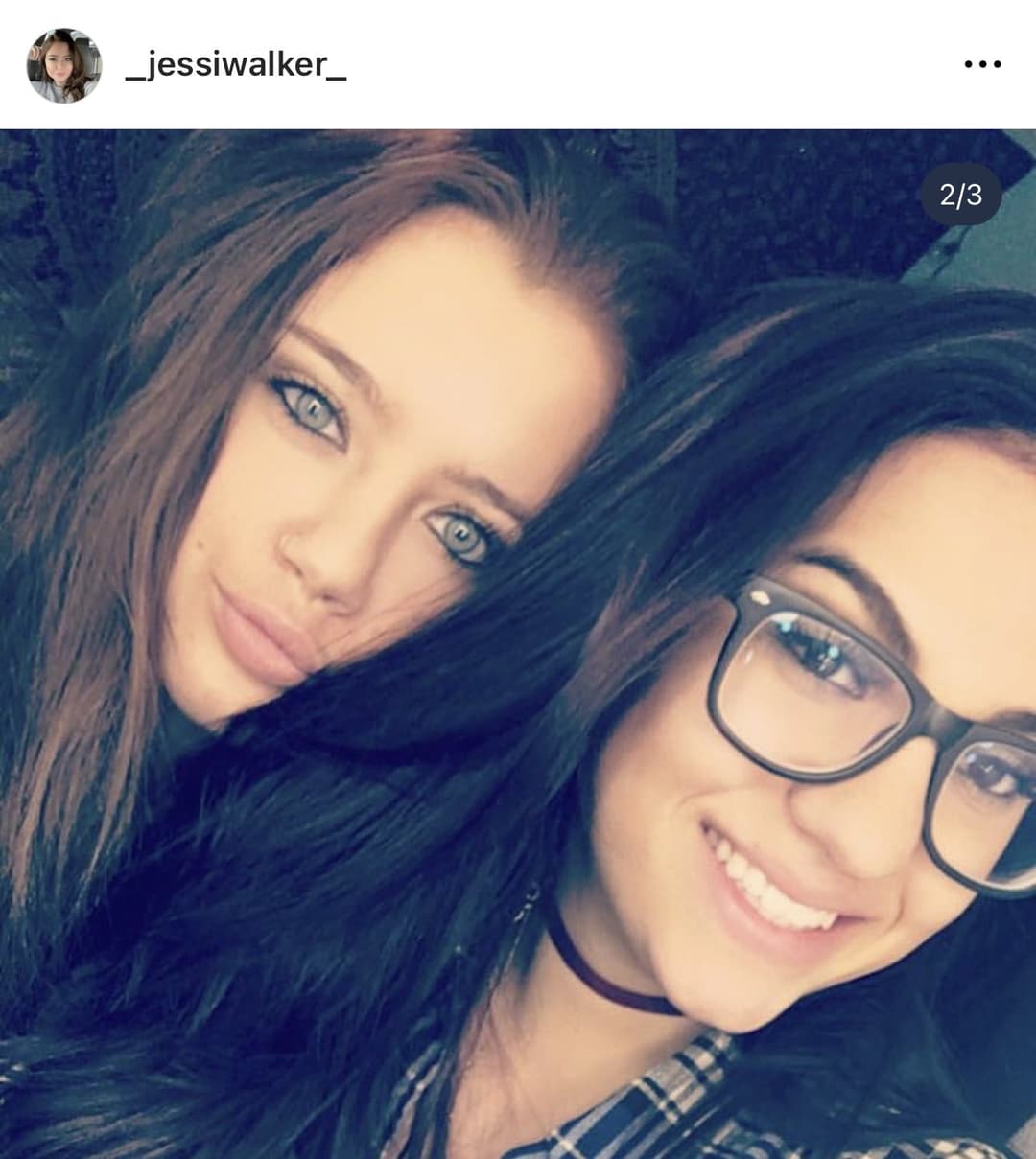 Best friends Jessi and Bella love taking pictures together