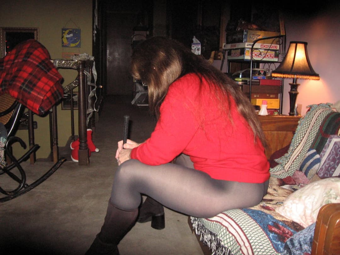 femdom gilf and her sissy xmas