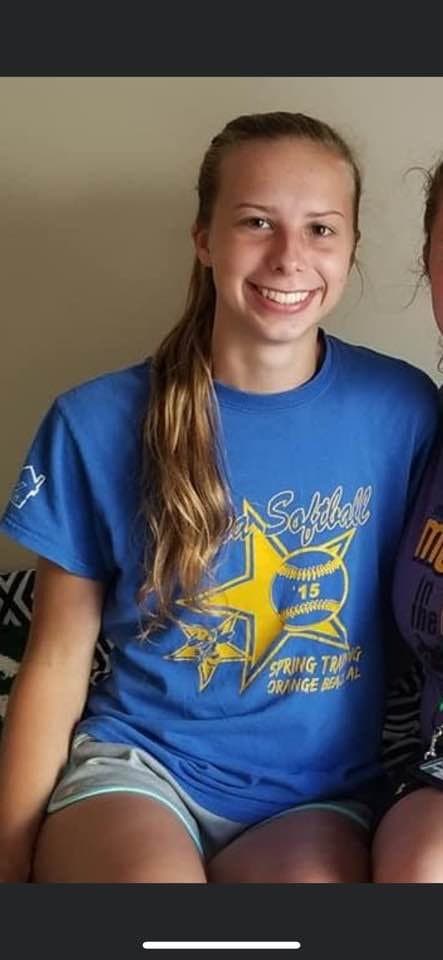 Andrea, 19, needs to be careful of her snoopy little brother