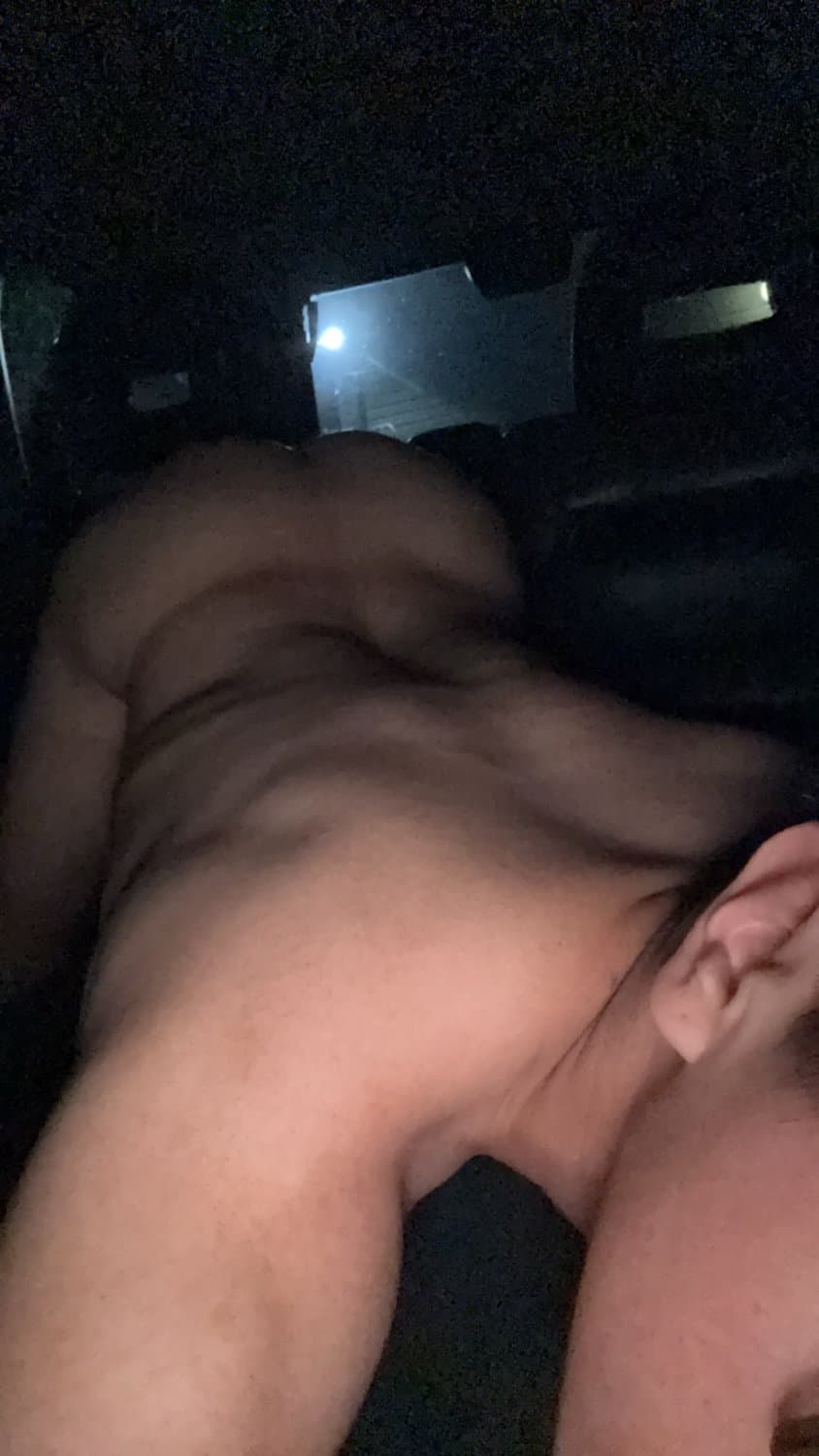 latino gets so fucking horny in his car and gets naked