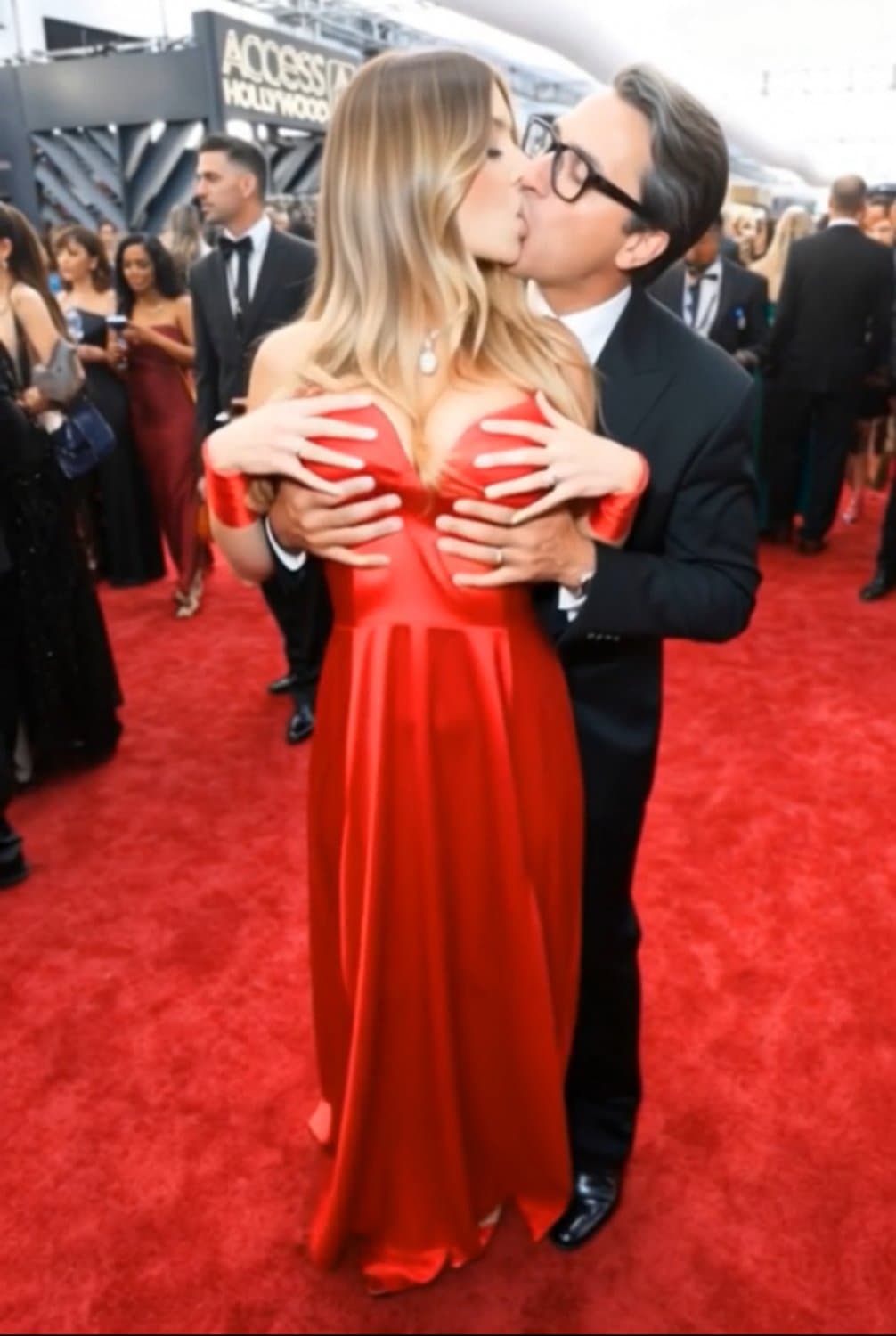 Sydney Sweeney groped & fucked live backstage Hot AI sextape ???