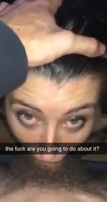 Bitchy gf slapped and deepthroated, she got what she wanted