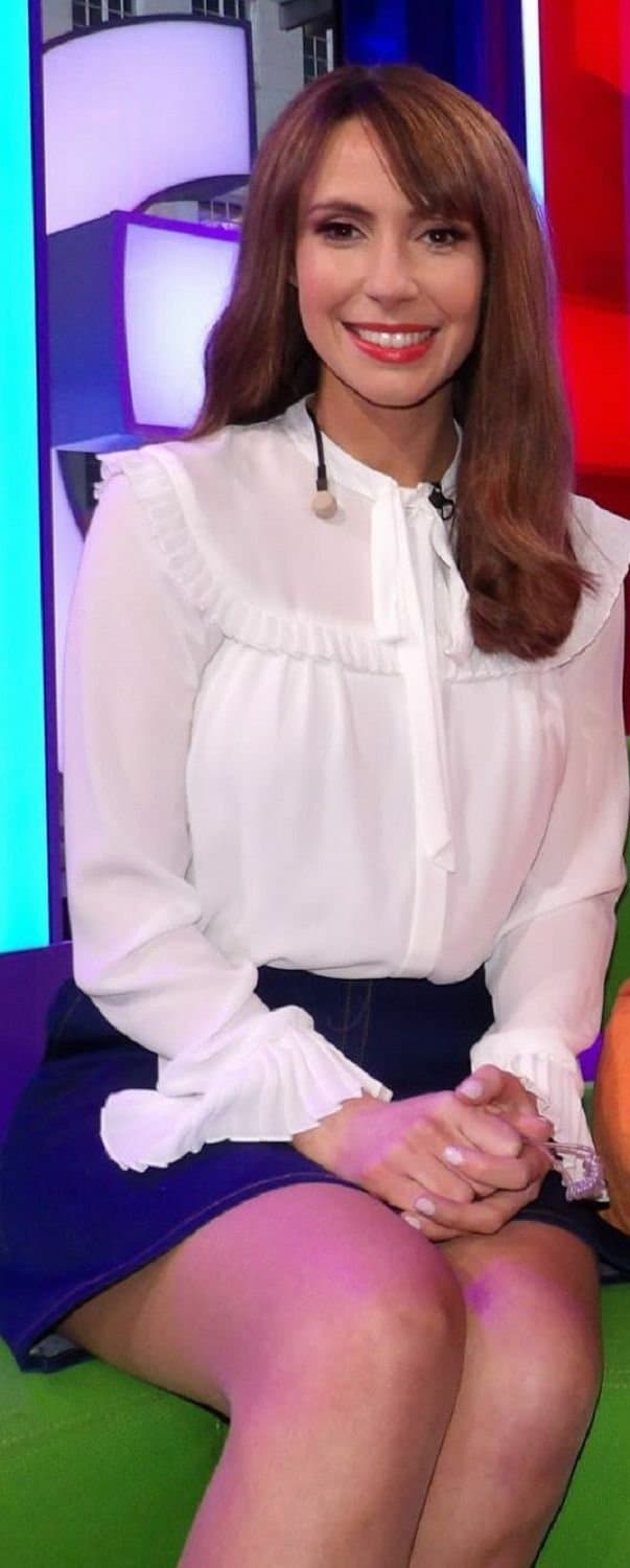 Click to view full size Busty TV presenter Alex Jones. Part 9