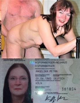 Click to view full size Die Hobbynutte Angelika Spornberger Neuhaus aus der Marsiliusstr.83, Köln Germany !