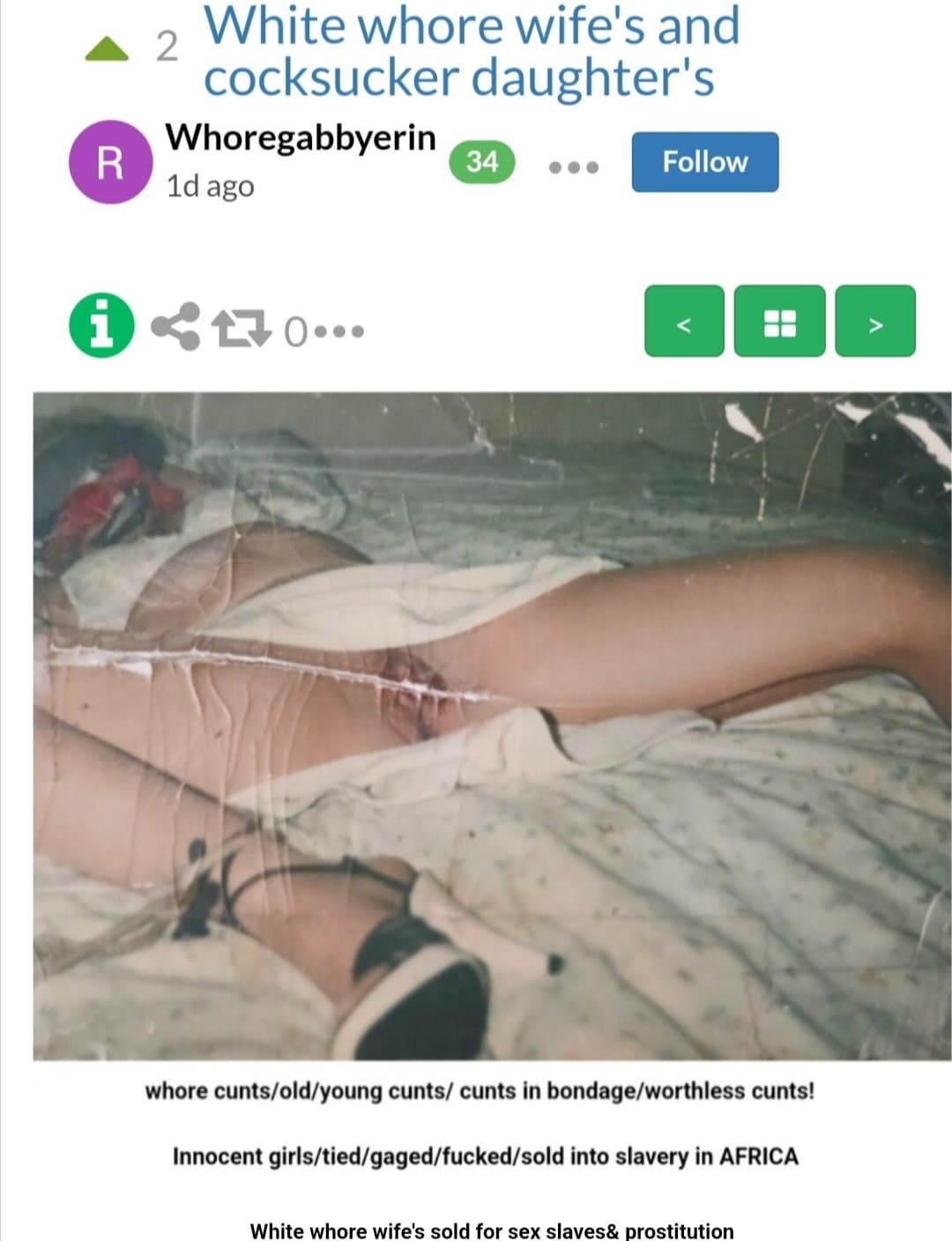 cunts/CUNTS/WHORE CUNTS/FUCKIN WHORE CUNTS !