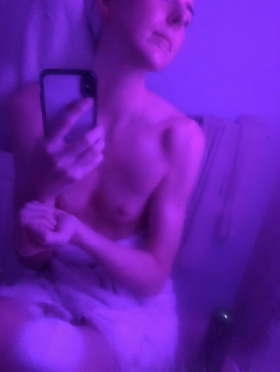 Tall Leggy Skinny Slut With Tiny Tits Is A Total Whore