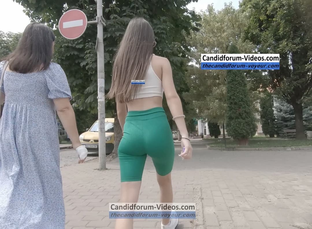 Cheeky Cheeky Shorts.. Young Teen With Bubble Assss Wearing Cheeky Shorts AND Other Candids...