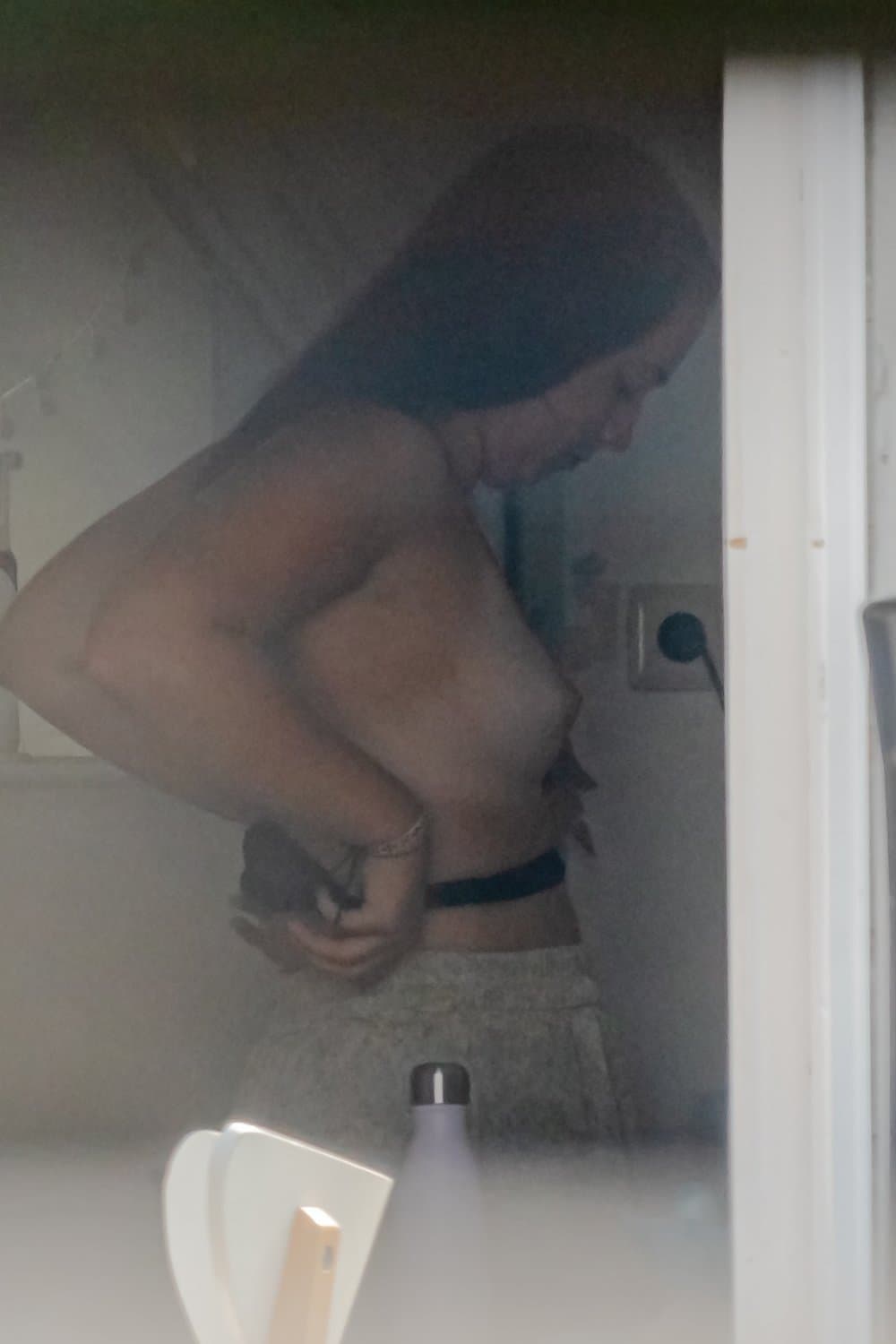 Spying through the window