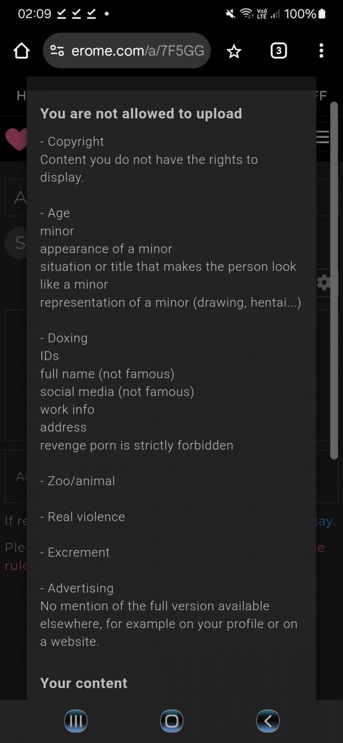 is this actually serious? am i only allowed to post what thay like?