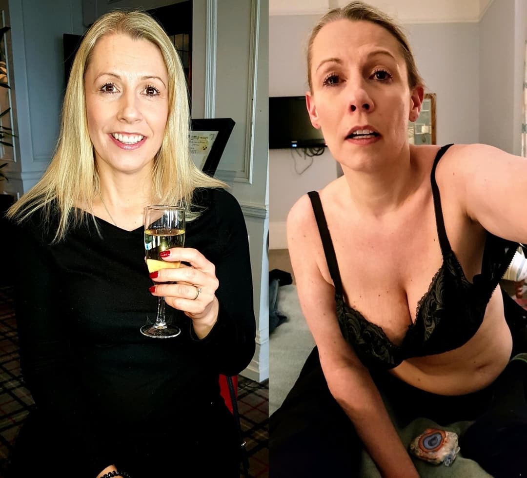 Mature UK Drunk Slut Hotel Room Candids