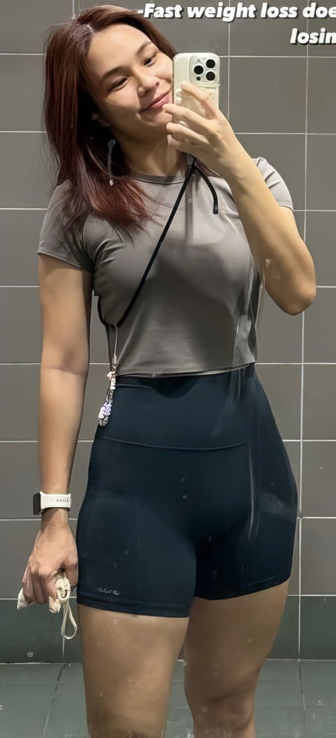 Hot asian slut showering