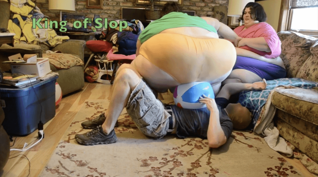 Crushed By Sloppy SSBBW In Shit Stained Granny Panties