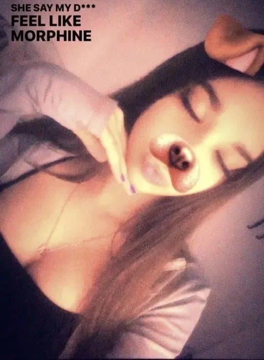 Hot tight petite slut loves to tease her boobs - Melani will suck any dick including urs ?