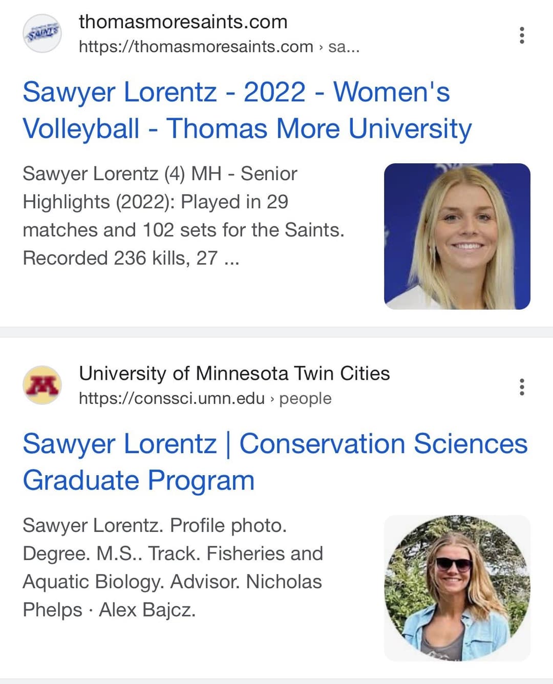 NCAA star Sawyer Lorentz