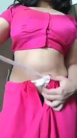 Sexy Desi Strip Tits