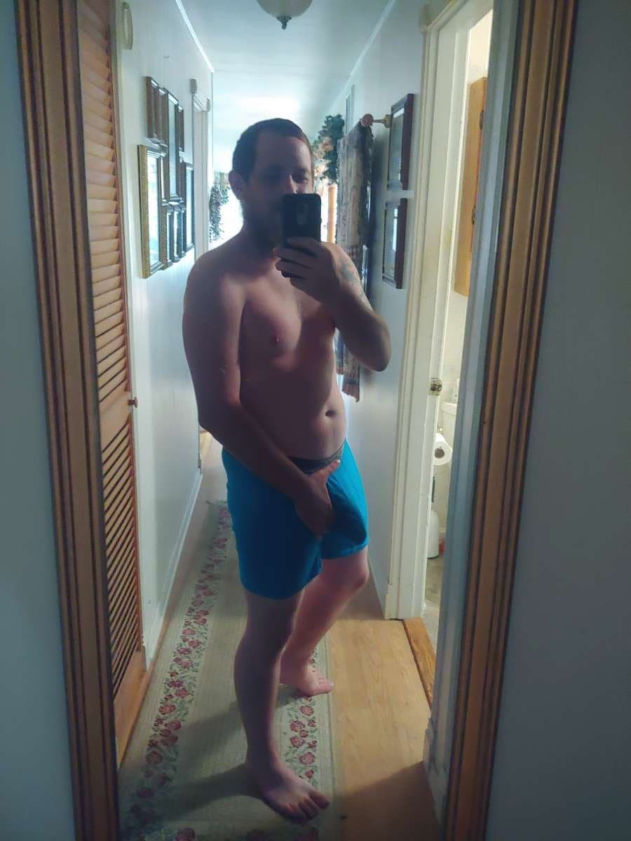 Click to view full size Rate my big blue bulge