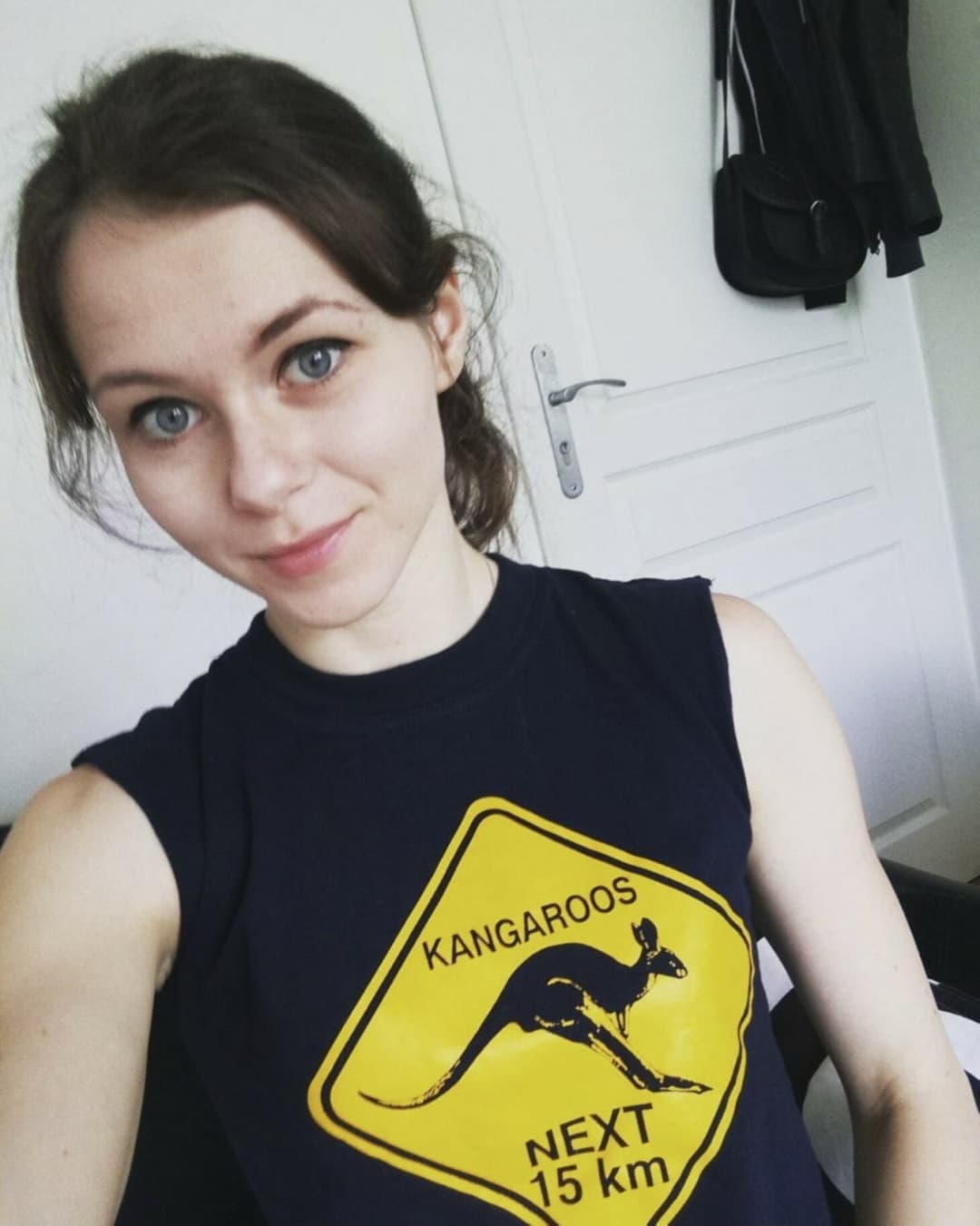 Horny flight attendant knows her charms