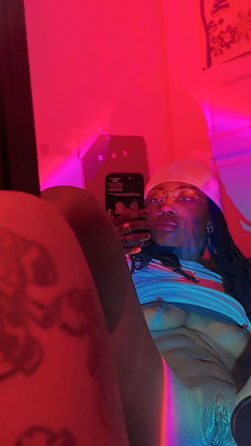 Black dyke stud ebony tomboy Tajee.