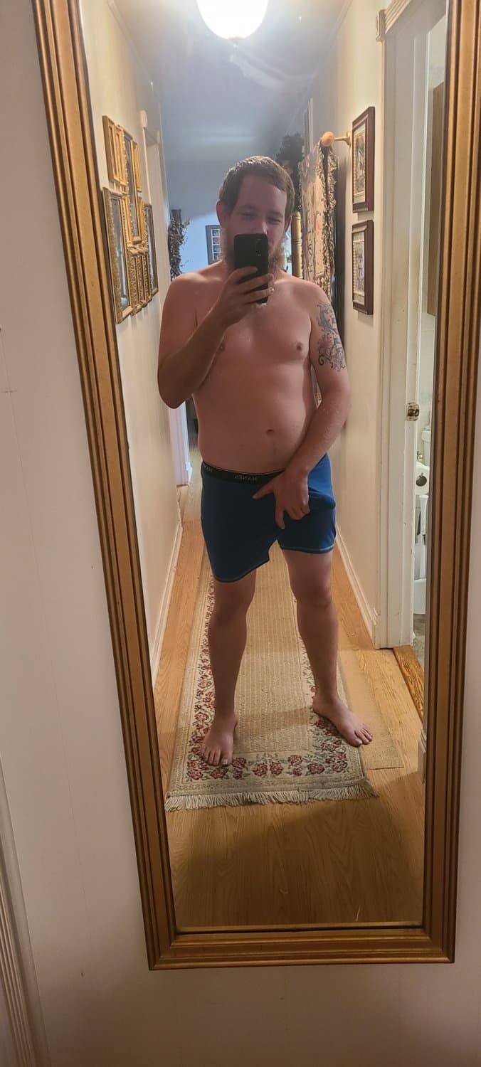 Rate my big blue bulge