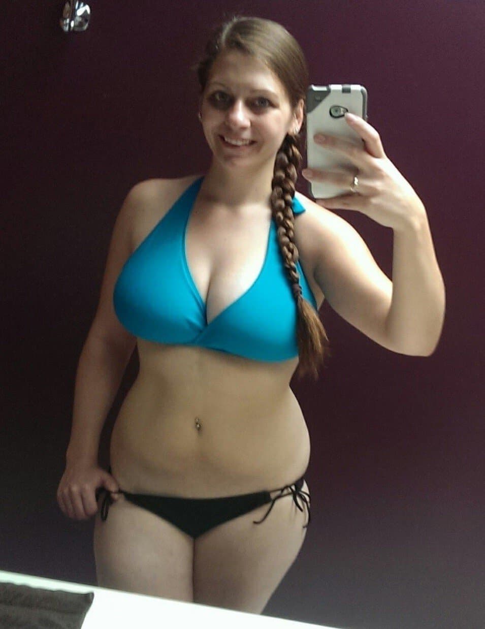 Cutie with big heavy titties