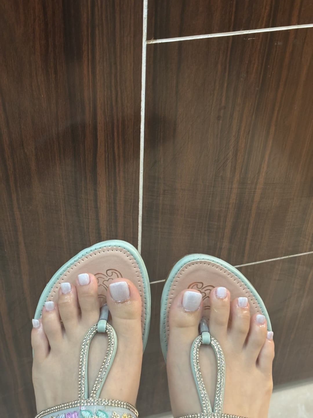 Crazy Japanese girl shows feet in india