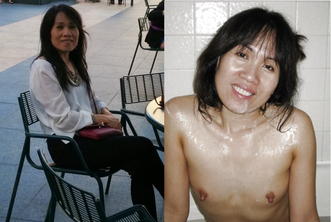 Dressed undressed asian amateurs