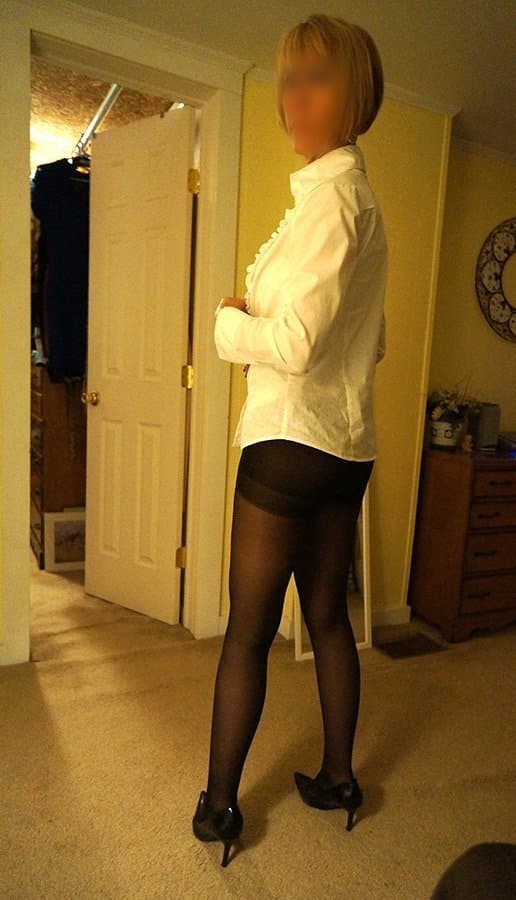 Wife in Black Pantyhose - [kik] timzbo010
