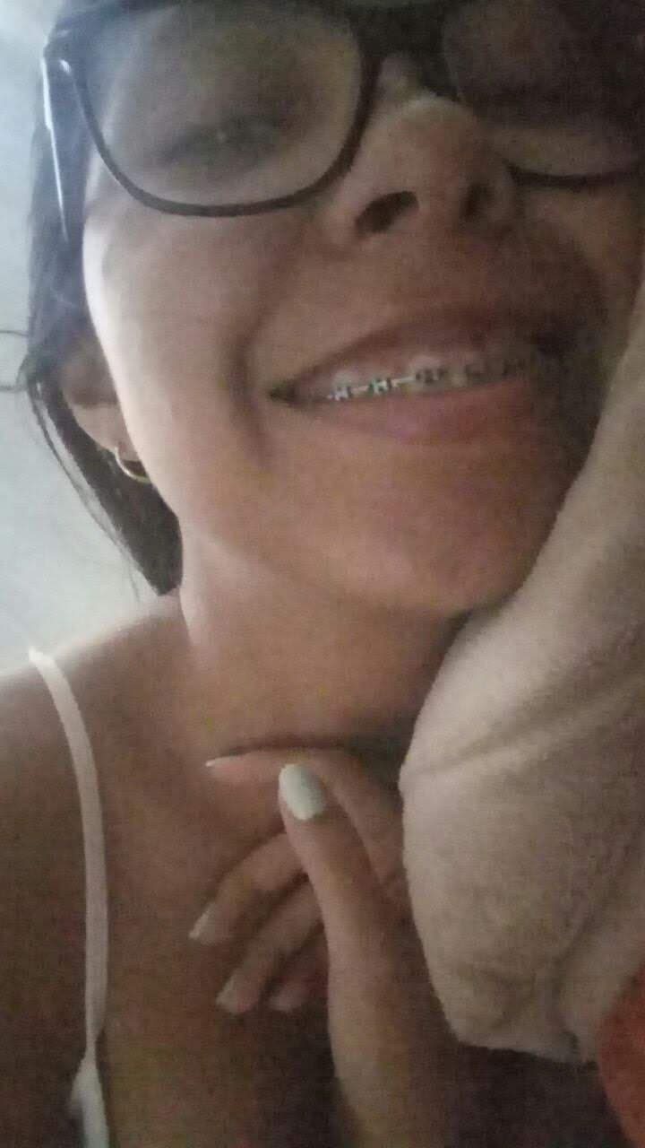 Petite latina loves her bear