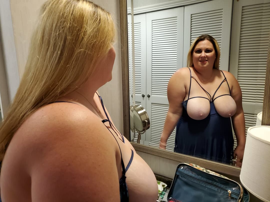 Married Vegas blue lingerie hotel fun