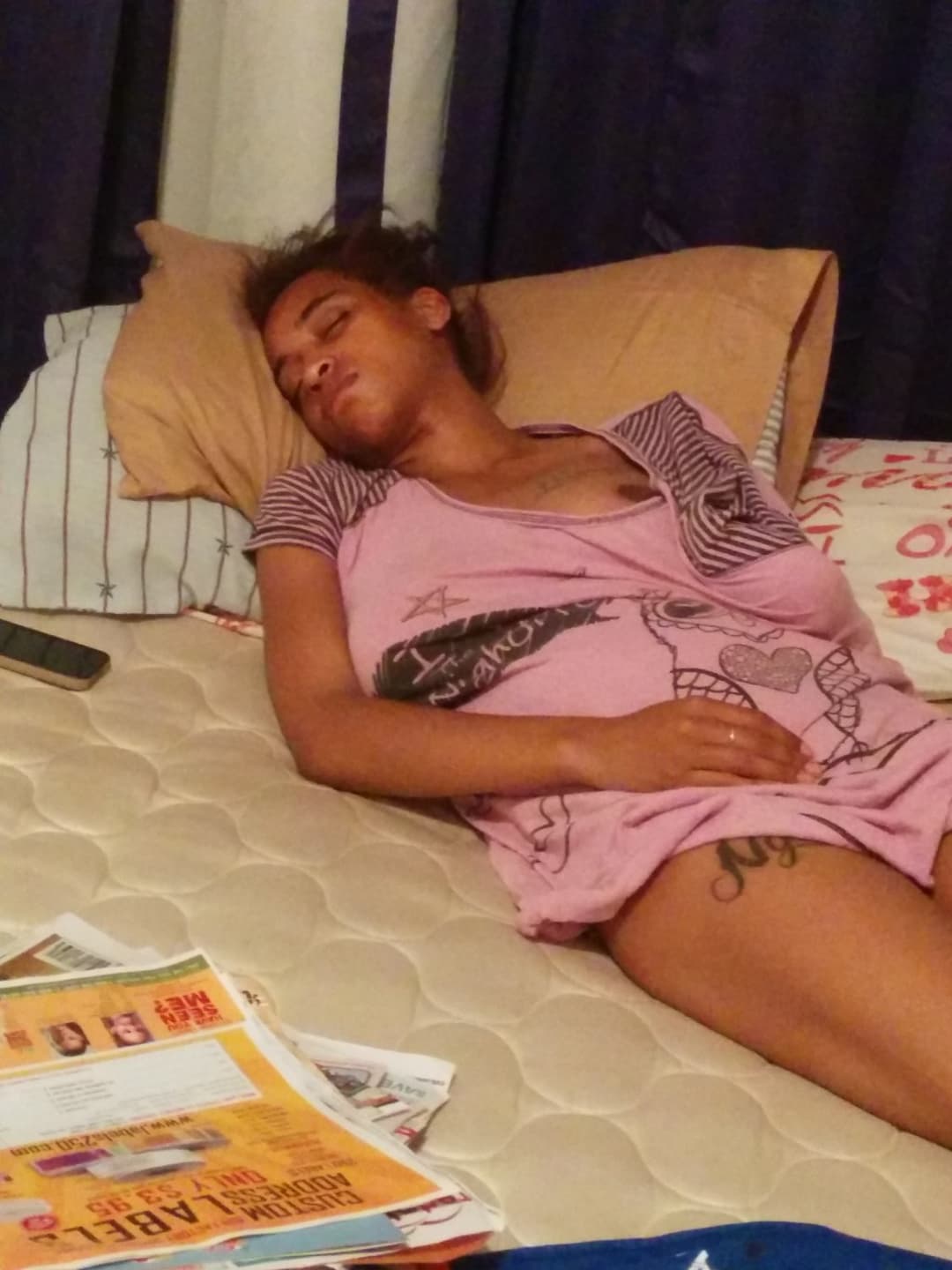 aunt nesha passed out drunk