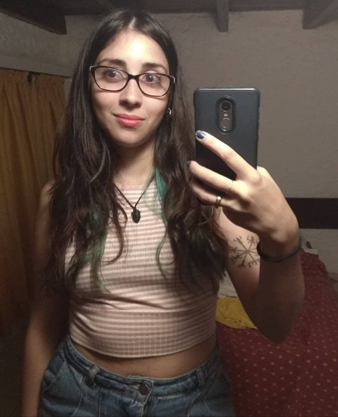 Hot nerdy girl glasses