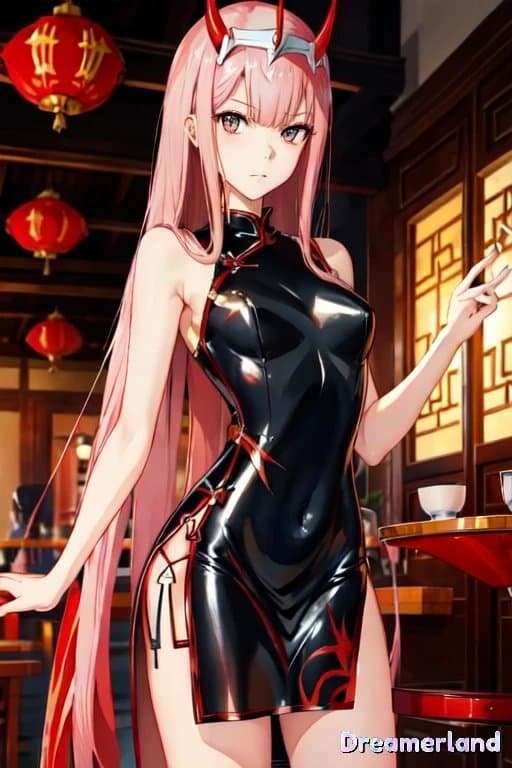 Zero two/Darling in the franxx  And her beautiful tits
