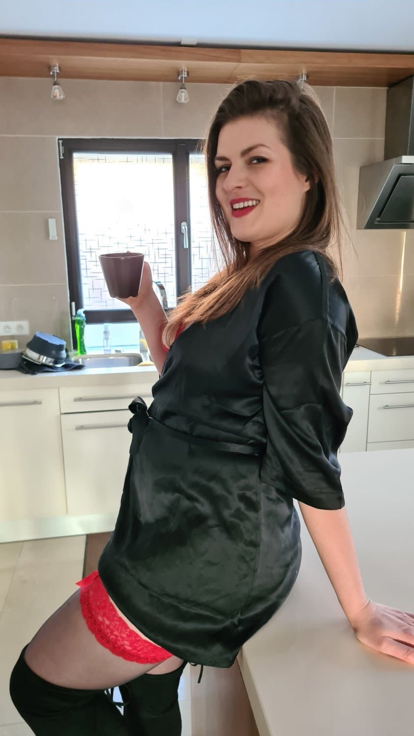 HotWife Whore Martyna L. - Red Lace Lingerie PART 1 - WebSlut from Wroclaw Poland