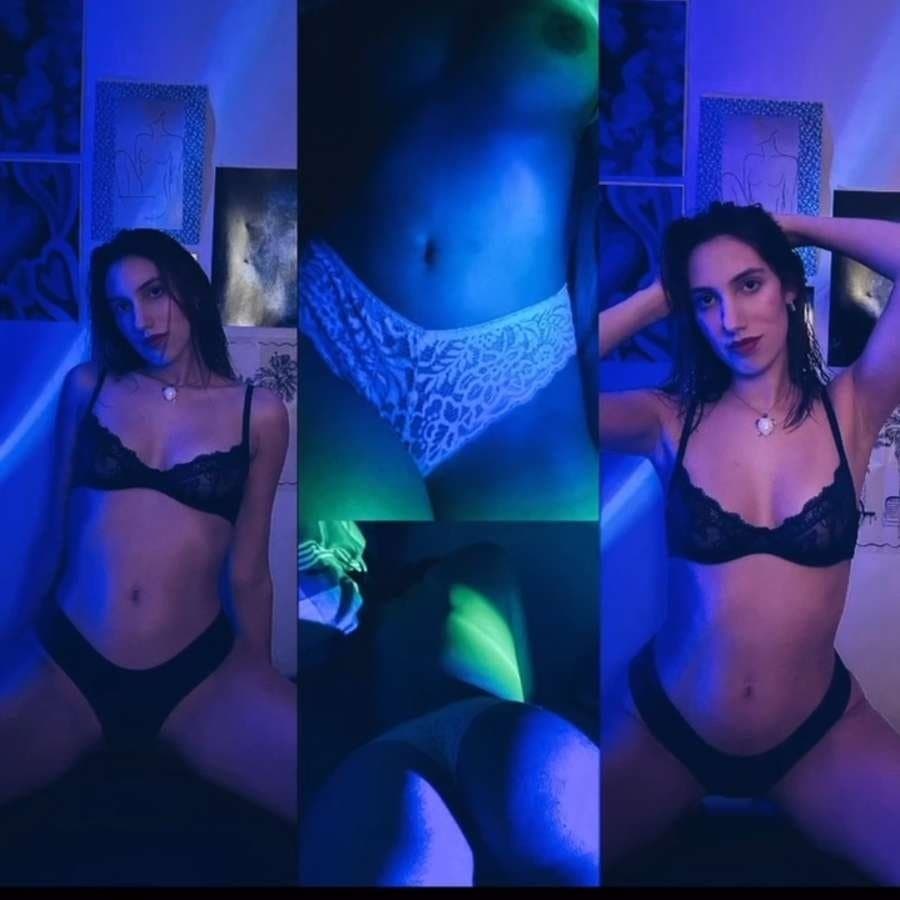 French babe Chloe put on display by fiancée