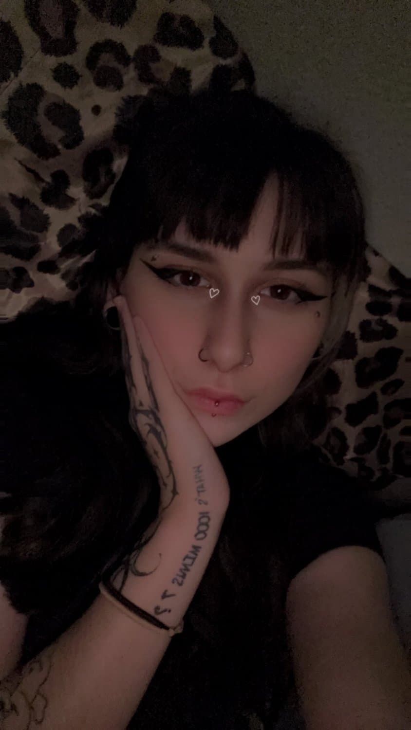 Tatted goth babe pt1