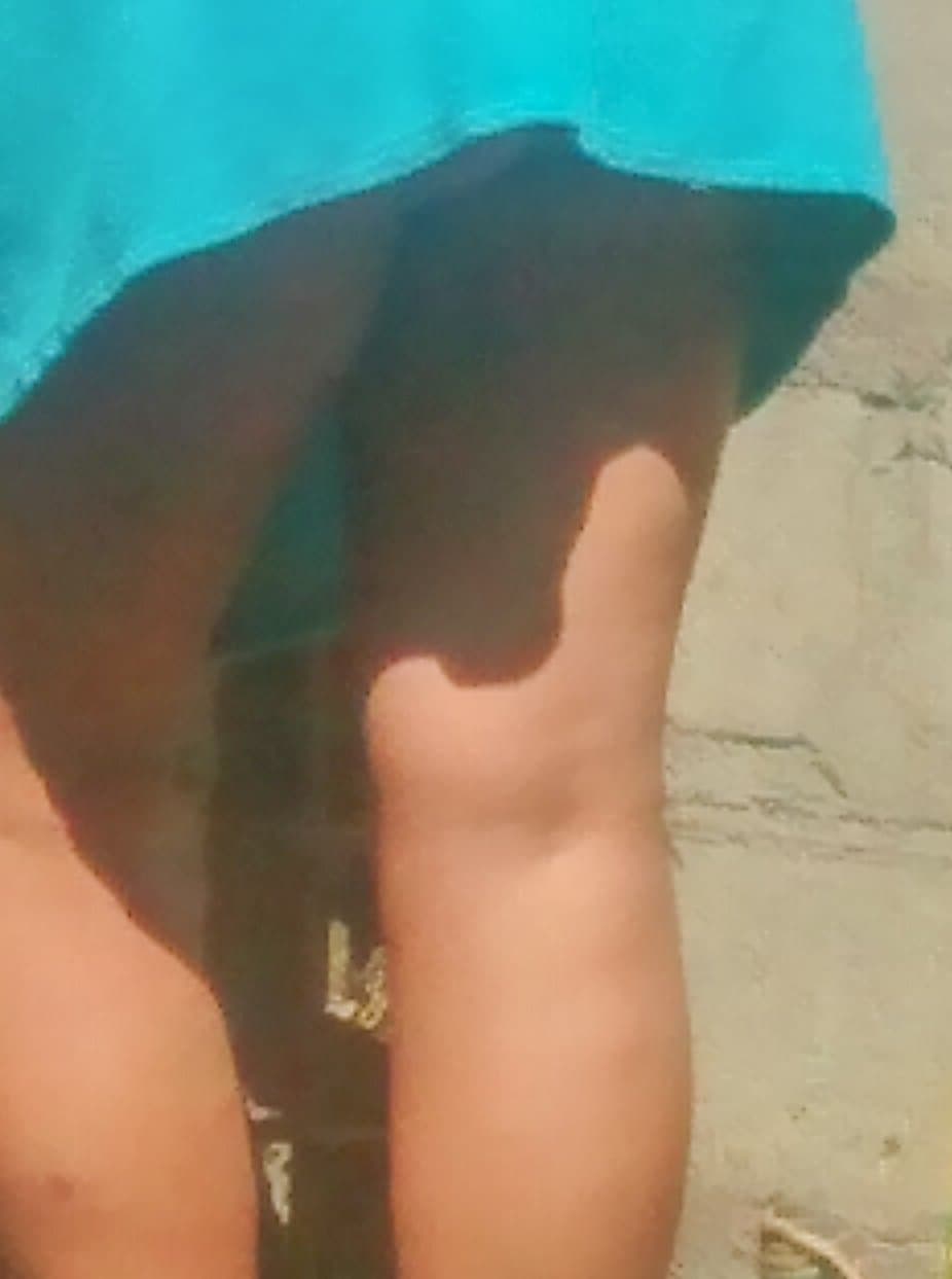 Espiada después de bañarse