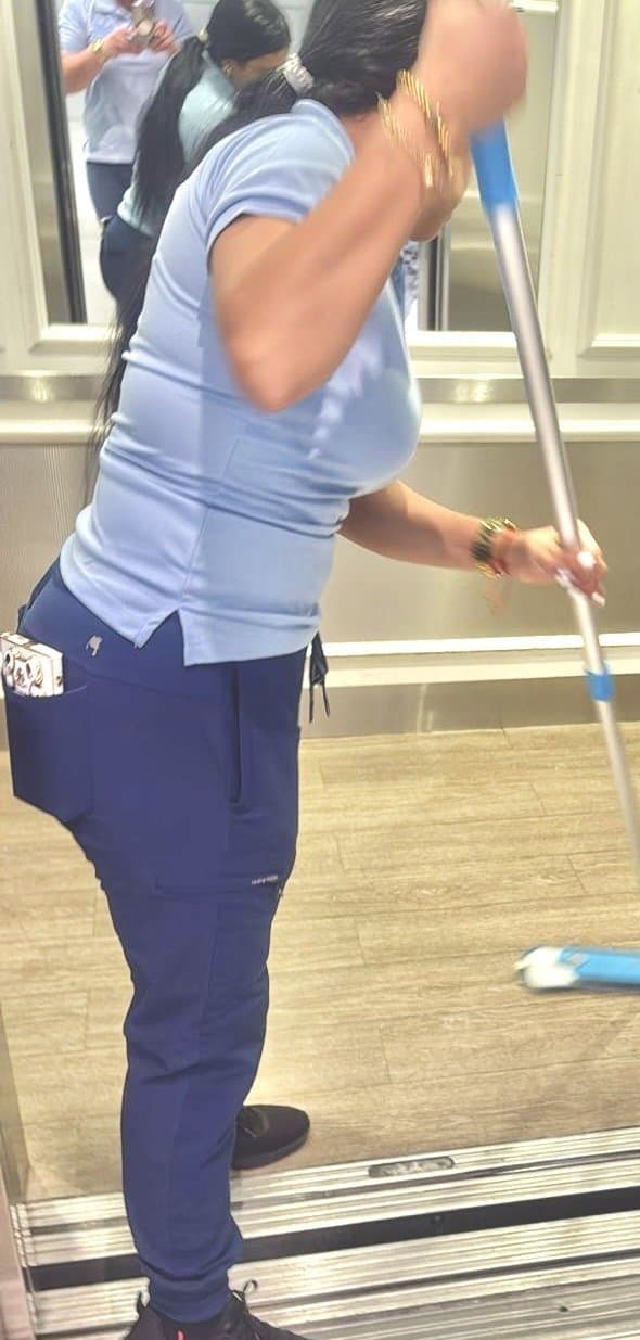 Sexy Latina maid big ass