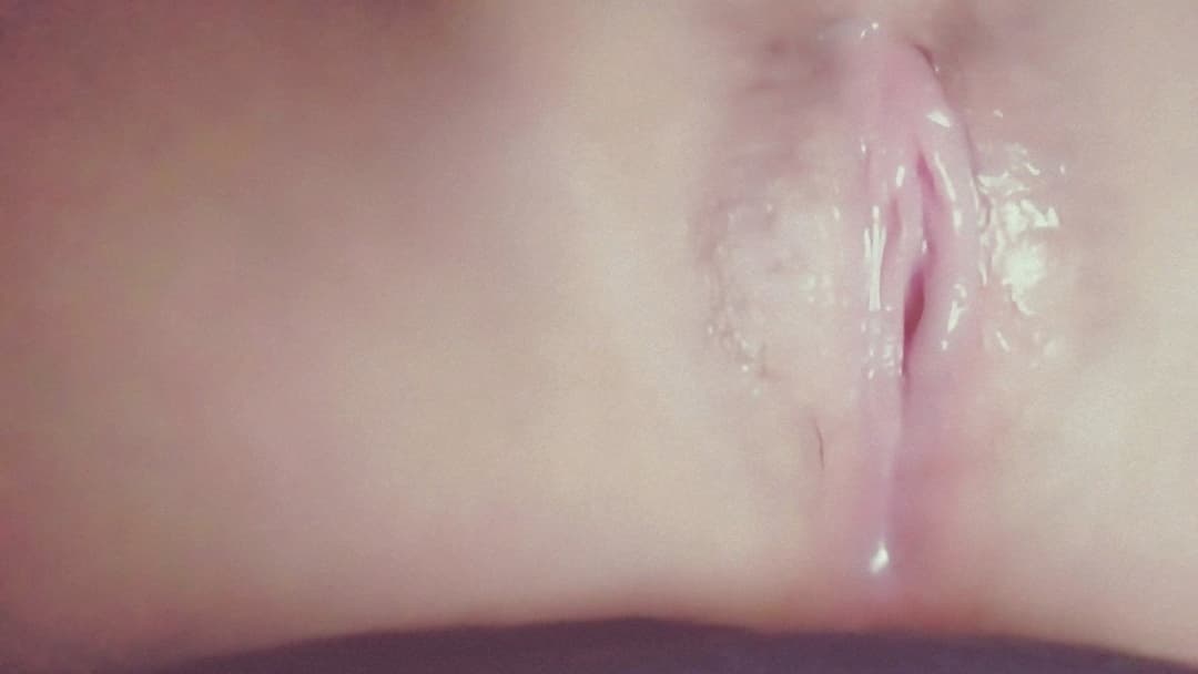 Wet pink teen pussy