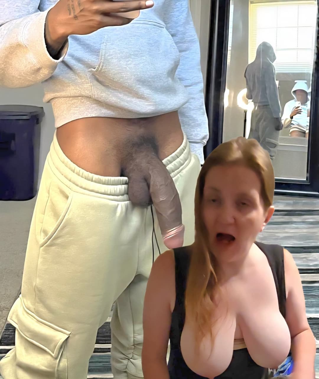 Wife niki loves black nigger thug cock in her pink Irish ginger pussy