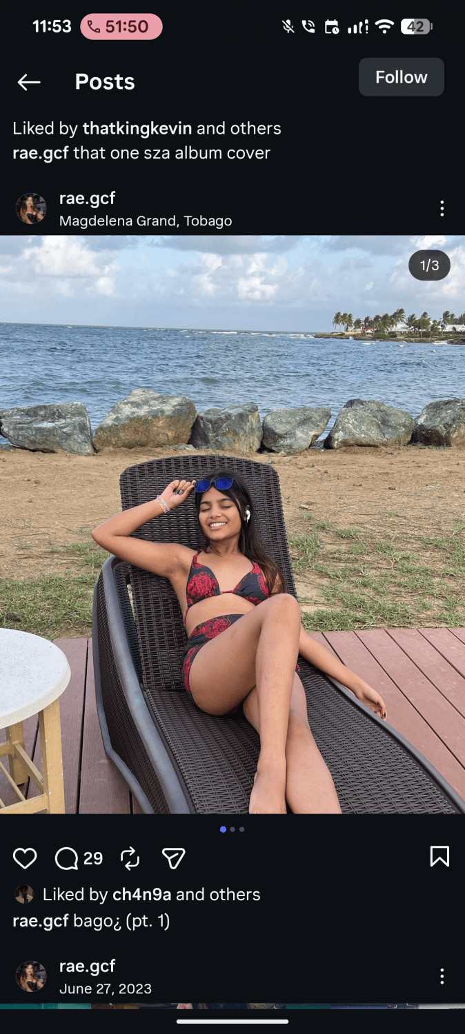 Trini UWI Hottie Rae Hot Pics! rae.gcf