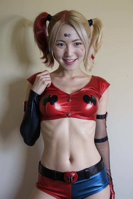 Lily, Asian Harley Quinn cosplay